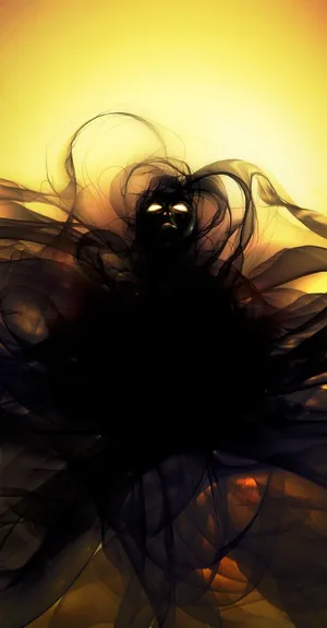 Mysterious Dark Energy Emanating From Hands Wallpaper