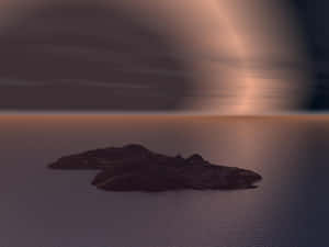 Mysterious Dark Island Wallpaper