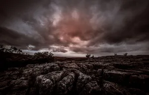 Mysterious Dark Landscape Wallpaper