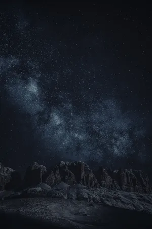 Mysterious Dark Landscape Wallpaper