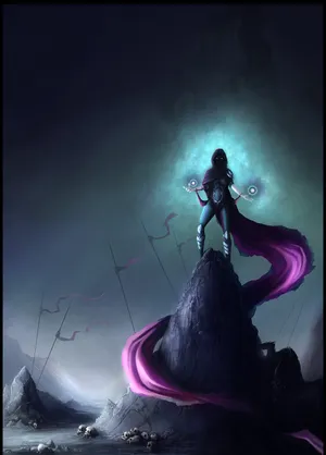 Mysterious Dark Magic Ritual Wallpaper