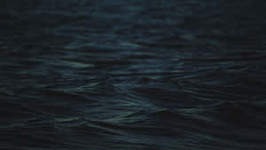 Mysterious Dark Ocean At Twilight Wallpaper