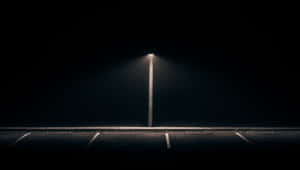 Mysterious Dark Road Through The Forest Wallpaper