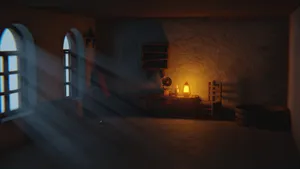 Mysterious Dark Room With Hidden Secrets Wallpaper