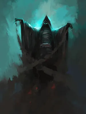 Mysterious Dark Spirit Rising Wallpaper