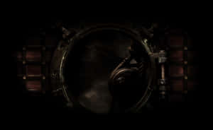 Mysterious Dark Steampunk World Wallpaper