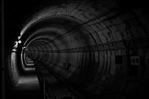 Mysterious Dark Underground Area Wallpaper