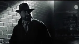 Mysterious Detective Under The Streetlamp Wallpaper