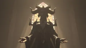 Mysterious Figure Silhouetted Against Stained Glass Wallpaper