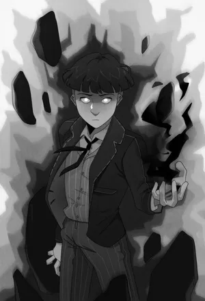 Mysterious Figurewith Black Aura Wallpaper