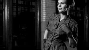 Mysterious Film Noir Scene Wallpaper