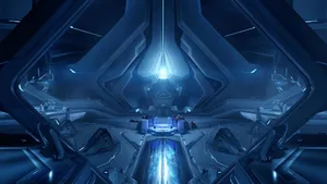 Mysterious Forerunner Structure On Halo Ring Wallpaper