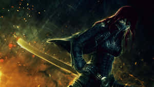 Mysterious Forest Scene In Dark Tales Wallpaper