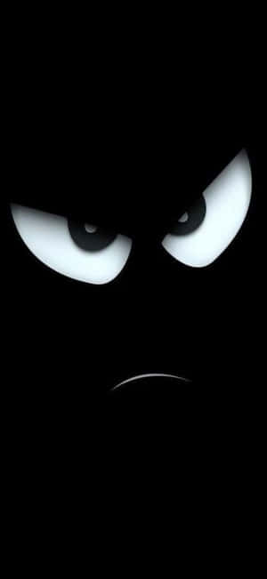 Mysterious Glowing Eyesin Darkness Wallpaper