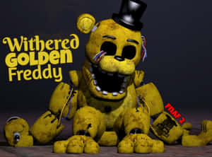 Mysterious Golden Freddy Haunting The Nights Wallpaper