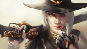 Mysterious Gunslinger Portrait Wallpaper