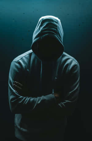 Mysterious Hooded Figure Pfp Wallpaper