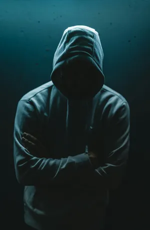 Mysterious Hooded Figure Pfp Wallpaper