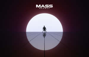 Mysterious Illusive Man Gazing Into The Depths Of Space Wallpaper