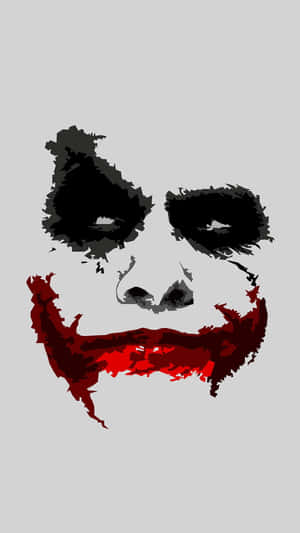 Mysterious Joker Art In Vibrant Colors Wallpaper