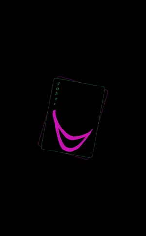 Mysterious Joker Card On Dark Background Wallpaper