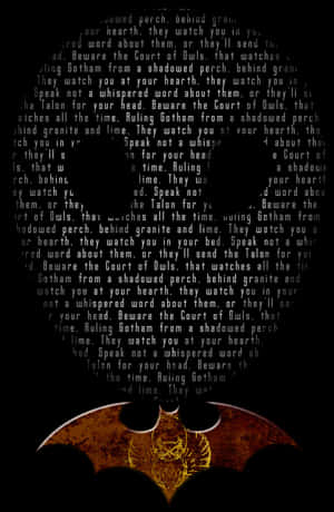 Mysterious Meeting Of The Court Of Owls Wallpaper
