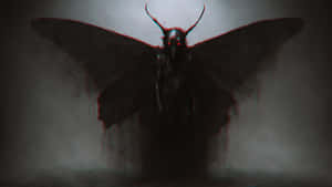 Mysterious Mothman Figure Shroudedin Mist.jpg Wallpaper