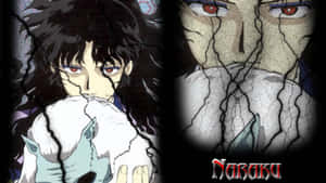 Mysterious Naraku Lurking In The Shadows Wallpaper