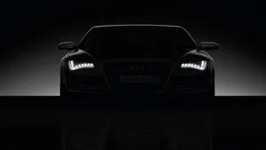 Mysterious Nice Car Silhouette Wallpaper