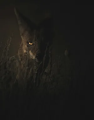Mysterious Nocturnal Predator Wallpaper