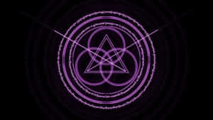 Mysterious Occult Symbolism On A Dark Wallpaper Wallpaper