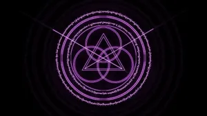 Mysterious Occult Symbolism On A Dark Wallpaper Wallpaper