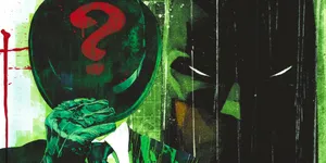 Mysterious_ Riddler_ Green_ Hue Wallpaper