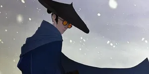 Mysterious_ Samurai_ Under_ Snowfall.jpg Wallpaper