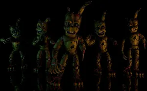 Mysterious Scraptrap Character In Action Wallpaper