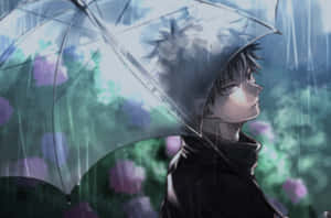 Mysterious_ Shadow_ Under_ Rain Wallpaper