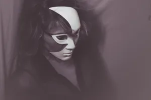 Mysterious Shadows On Human Face Wallpaper