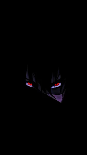 Mysterious_ Sharingan_ Eyes_in_ Darkness Wallpaper