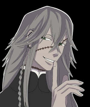 Mysterious Smirk - Black Butler's Undertaker Wallpaper