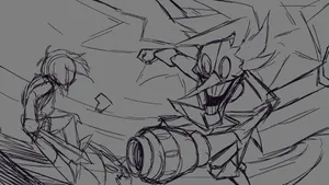 Mysterious Spamton In The Dark Wallpaper