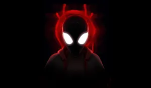 Mysterious Spider Verse Character Glow Wallpaper