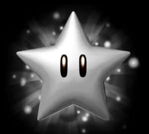 Mysterious_ Star_ Character_ Black_and_ White Wallpaper