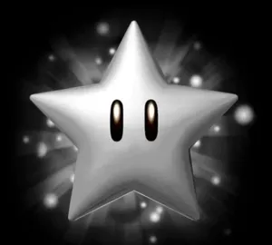 Mysterious_ Star_ Character_ Black_and_ White Wallpaper