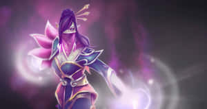 Mysterious Templar Assassin In Action Wallpaper