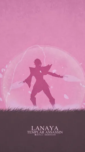 Mysterious Templar Assassin In Action Wallpaper