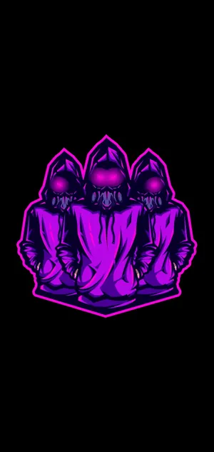 Mysterious_ Trio_ Gaming_ Logo Wallpaper