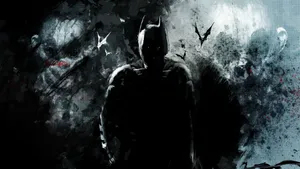 Mysterious Woman With Finger On Lips Wallpaper