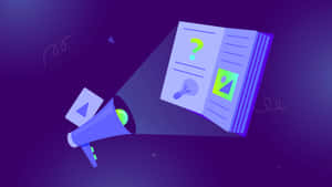 Mystery_ Book_and_ Megaphone_ Concept Wallpaper