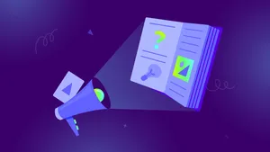 Mystery_ Book_and_ Megaphone_ Concept Wallpaper