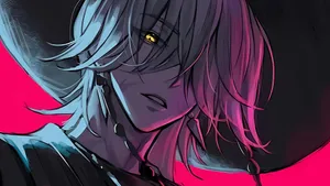 Mystery Saja Dark Anime Character Wallpaper